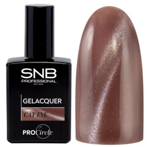 Esmalte en gel efecto ojo de gato Polvo de Rosa, frasco de 15 ml con acabado magnético rosado brillante