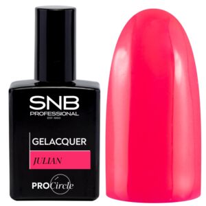 Gel Polish 341 Juliet rosa neón, botella de 15 ml con color vibrante y acabado brillante duradero