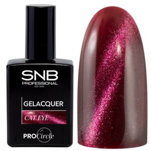 Esmalte en gel efecto ojo de gato rojo 15 ml con partículas magnéticas para manicura profesional
