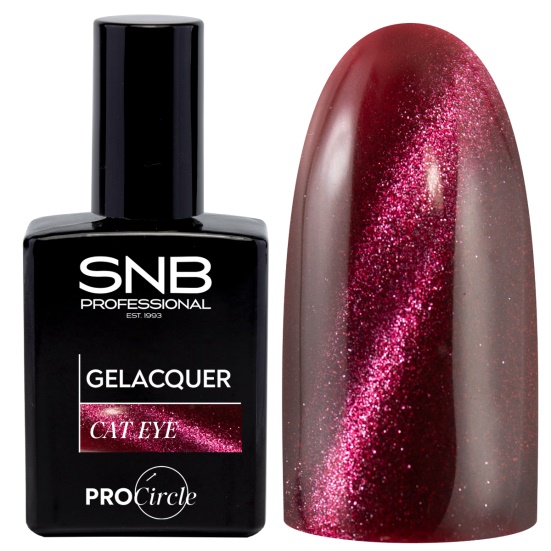 Esmalte en gel efecto ojo de gato rojo 15 ml con partículas magnéticas para manicura profesional