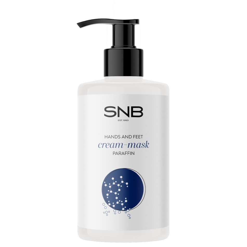 Mascarilla de parafina para manos y pies 250 ml con aceite de jojoba y ácido hialurónico para hidratar y suavizar la piel seca