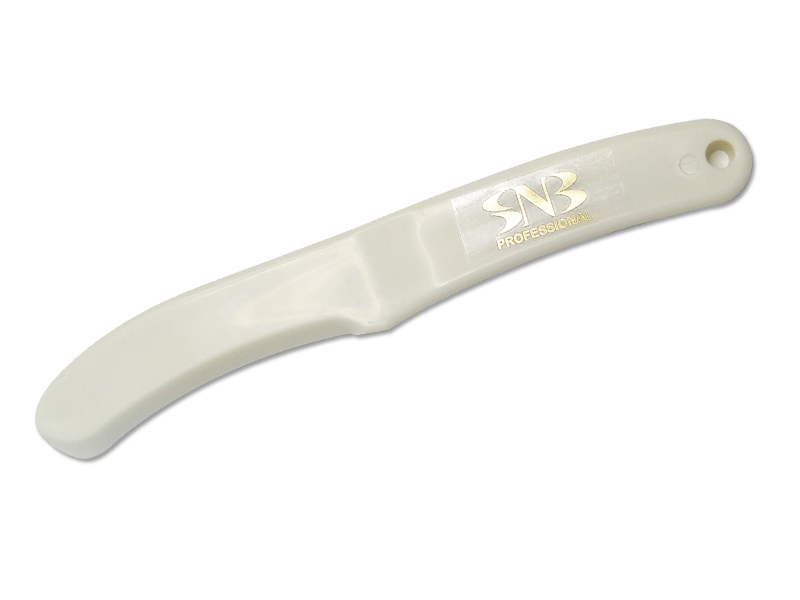 Espátula profesional para pedicura SNB de 16,3 cm, herramienta de acero para retirar piel muerta con seguridad
