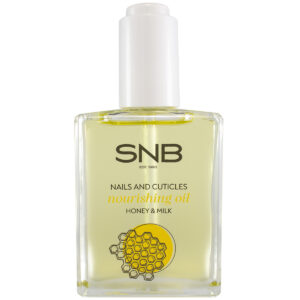 Aceite nutritivo para uñas y cutículas sabor miel y leche, frasco de 60 ml con aceite de jojoba y vitaminas