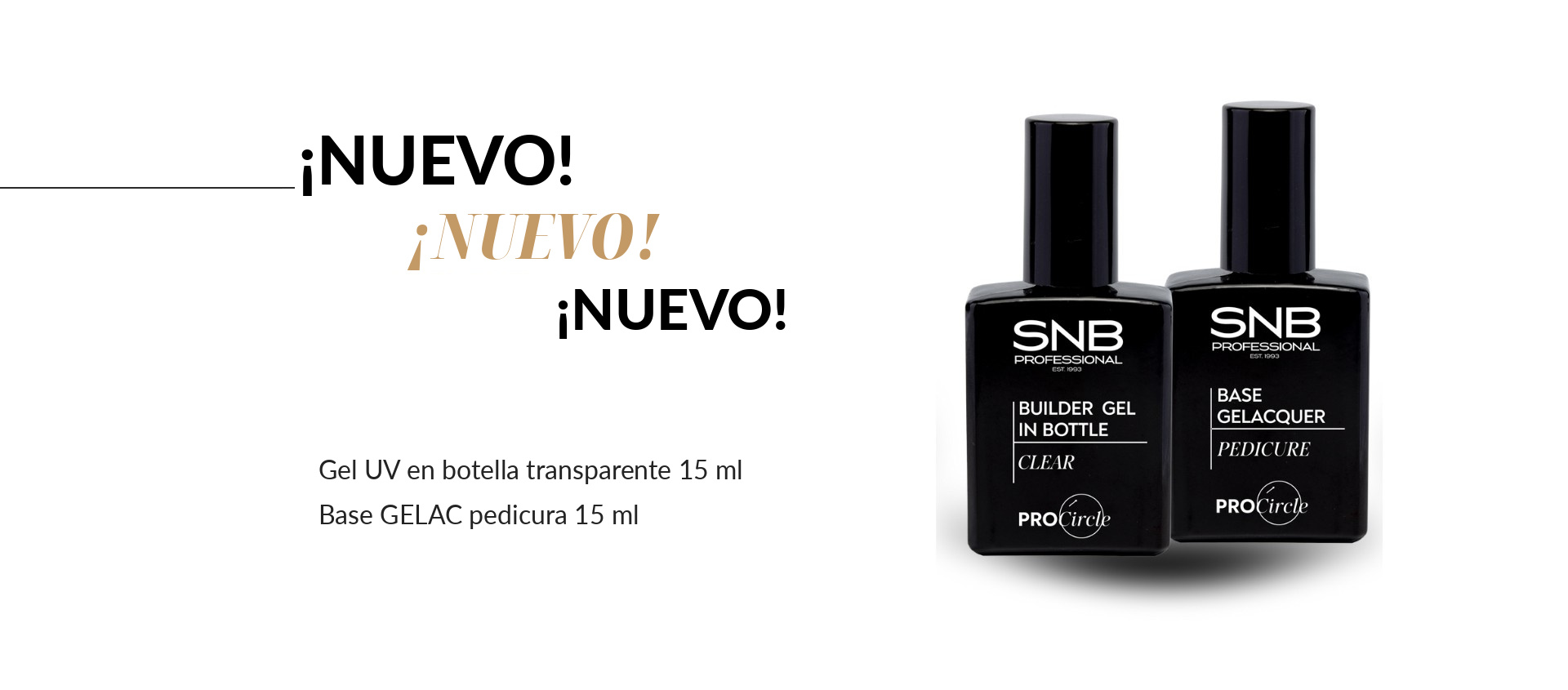 Banner línea UV Gel para pedicura Star Nails Pro con bases y colores duraderos