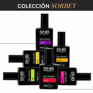 Colección Gel Polish SNB Sorbet colores de verano